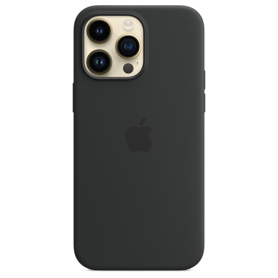 Чохол Apple Silicone Case with MagSafe for iPhone 14 Pro Max Midnight - ціна, характеристики, відгуки, розстрочка, фото 2