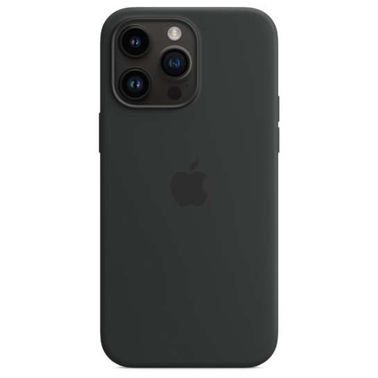 Чехол Apple Silicone Case with MagSafe for iPhone 14 Pro Max Midnight - цена, характеристики, отзывы, рассрочка, фото 4