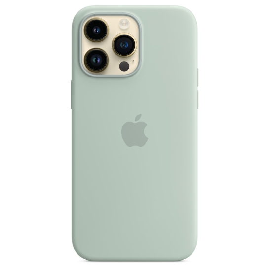 Чохол Apple Silicone Case with MagSafe for iPhone 14 Pro Max Succulent - ціна, характеристики, відгуки, розстрочка, фото 3