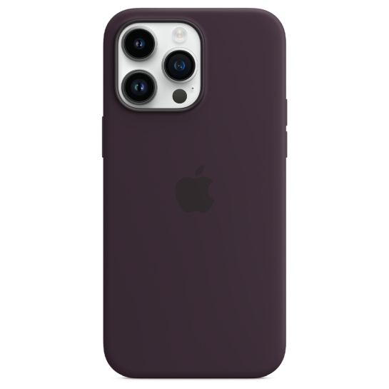 Чохол Apple Silicone Case with MagSafe for iPhone 14 Pro Max Elderberry - ціна, характеристики, відгуки, розстрочка, фото 3