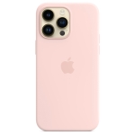 Чохол Apple Silicone Case with MagSafe for iPhone 14 Pro Max Chalk Pink
