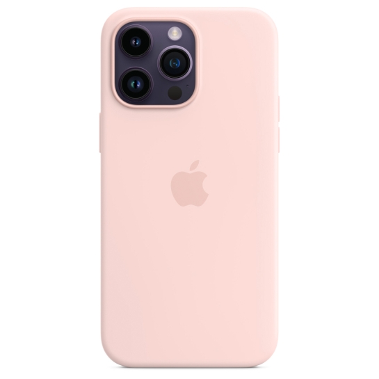 Чохол Apple Silicone Case with MagSafe for iPhone 14 Pro Max Chalk Pink - ціна, характеристики, відгуки, розстрочка, фото 2