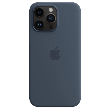 Чехол Apple Silicone Case with MagSafe for iPhone 14 Pro Max Storm Blue - цена, характеристики, отзывы, рассрочка, фото 1