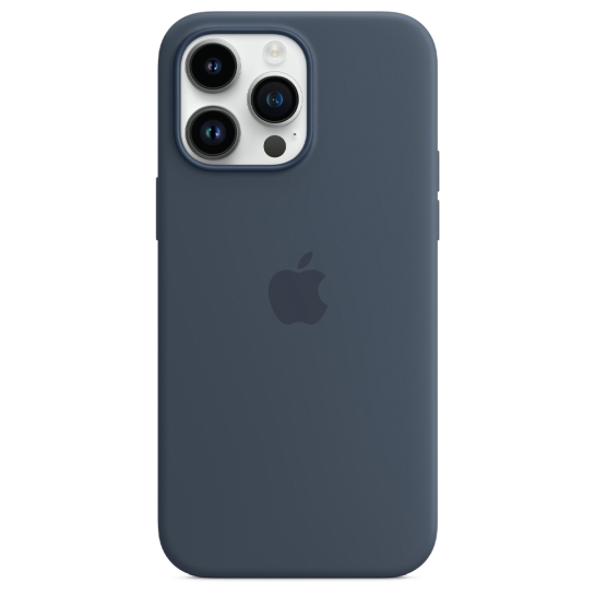 Чехол Apple Silicone Case with MagSafe for iPhone 14 Pro Max Storm Blue - цена, характеристики, отзывы, рассрочка, фото 2