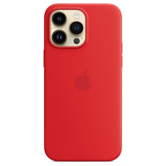 Чохол Apple Silicone Case with MagSafe for iPhone 14 Pro Max (PRODUCT)RED - ціна, характеристики, відгуки, розстрочка, фото 1