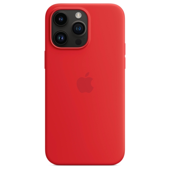 Чехол Apple Silicone Case with MagSafe for iPhone 14 Pro Max (PRODUCT)RED - цена, характеристики, отзывы, рассрочка, фото 3