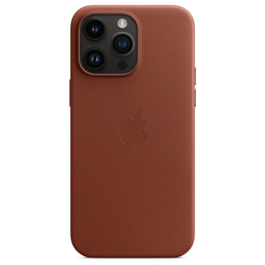 Чехол Apple Leather Case with MagSafe for iPhone 14 Pro Max Umber - цена, характеристики, отзывы, рассрочка, фото 4
