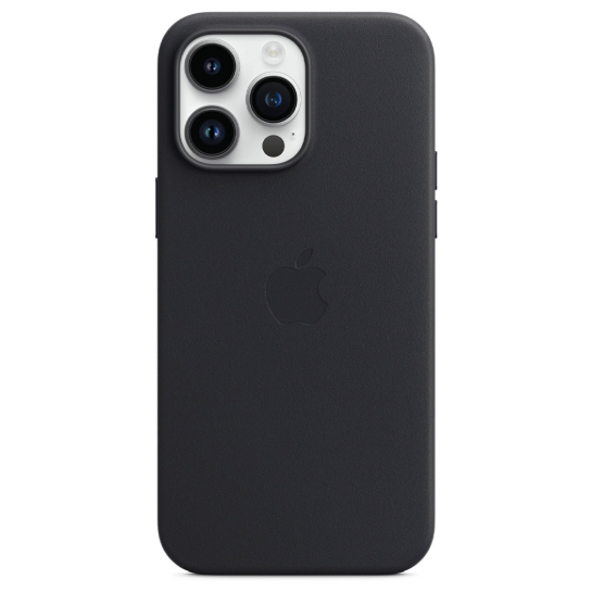 Чехол Apple Leather Case with MagSafe for iPhone 14 Pro Max Midnight - цена, характеристики, отзывы, рассрочка, фото 3