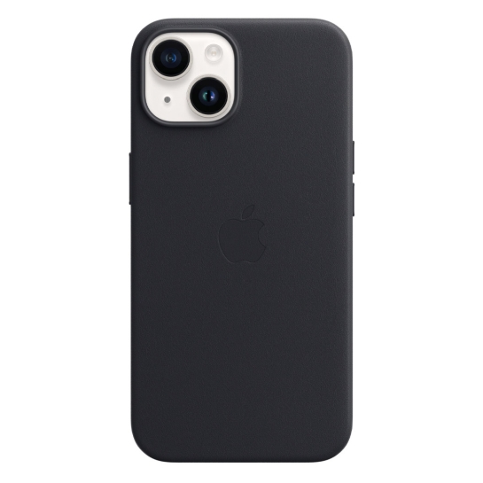 Чехол Apple Leather Case with MagSafe for iPhone 14 Midnight - цена, характеристики, отзывы, рассрочка, фото 4