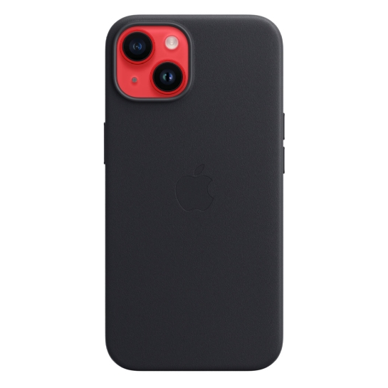 Чехол Apple Leather Case with MagSafe for iPhone 14 Midnight - цена, характеристики, отзывы, рассрочка, фото 5