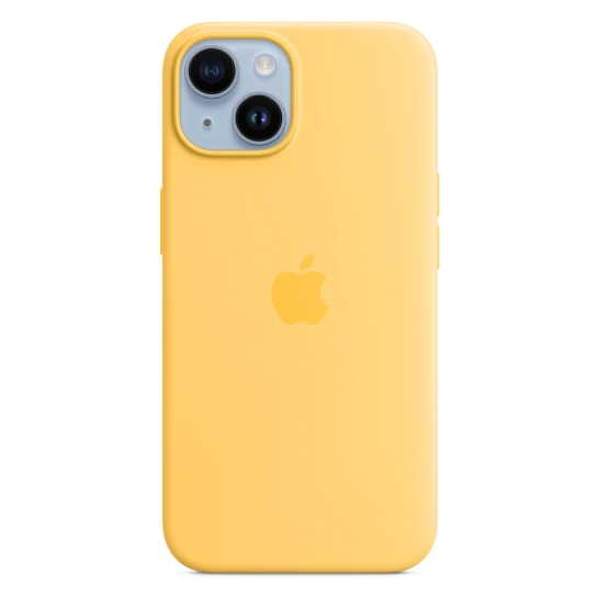 Чохол Apple Silicone Case with MagSafe for iPhone 14 Sunglow - цена, характеристики, отзывы, рассрочка, фото 1