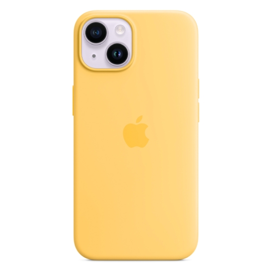 Чехол Apple Silicone Case with MagSafe for iPhone 14 Sunglow - цена, характеристики, отзывы, рассрочка, фото 2