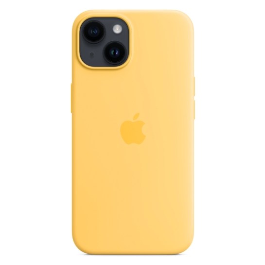 Чехол Apple Silicone Case with MagSafe for iPhone 14 Sunglow - цена, характеристики, отзывы, рассрочка, фото 3
