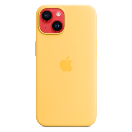 Чехол Apple Silicone Case with MagSafe for iPhone 14 Sunglow - цена, характеристики, отзывы, рассрочка, фото 4