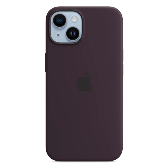 Чехол Apple Silicone Case with MagSafe for iPhone 14 Elderberry