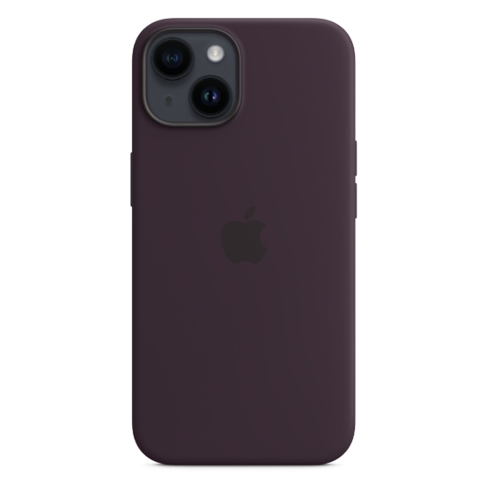 Чехол Apple Silicone Case with MagSafe for iPhone 14 Elderberry - цена, характеристики, отзывы, рассрочка, фото 3