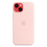 Чохол Apple Silicone Case with MagSafe for iPhone 14 Chalk Pink