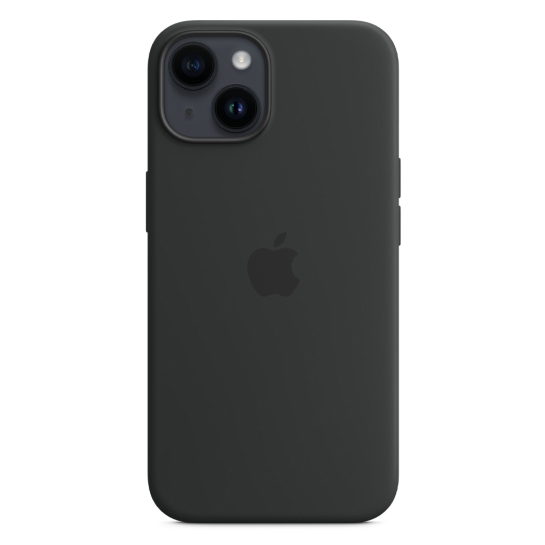 Чохол Apple Silicone Case with MagSafe for iPhone 14 Midnight - ціна, характеристики, відгуки, розстрочка, фото 3