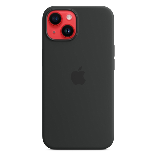 Чохол Apple Silicone Case with MagSafe for iPhone 14 Midnight - ціна, характеристики, відгуки, розстрочка, фото 5