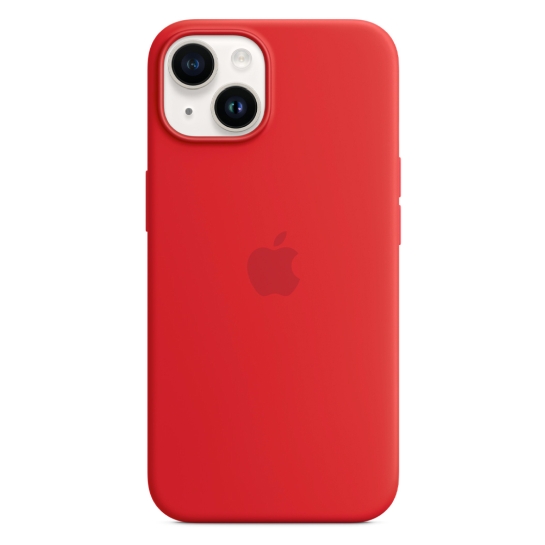 Чохол Apple Silicone Case with MagSafe for iPhone 14 (PRODUCT)RED - ціна, характеристики, відгуки, розстрочка, фото 2