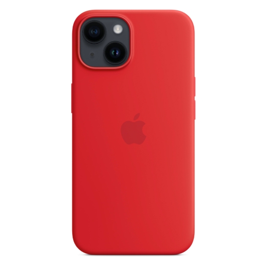 Чохол Apple Silicone Case with MagSafe for iPhone 14 (PRODUCT)RED - ціна, характеристики, відгуки, розстрочка, фото 3