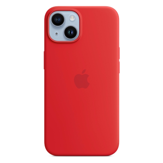 Чохол Apple Silicone Case with MagSafe for iPhone 14 (PRODUCT)RED - ціна, характеристики, відгуки, розстрочка, фото 5