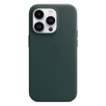 Чехол Apple Leather Case with MagSafe for iPhone 14 Pro Forest Green