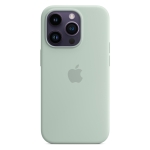 Чохол Apple Silicone Case with MagSafe for iPhone 14 Pro Succulent