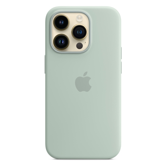 Чохол Apple Silicone Case with MagSafe for iPhone 14 Pro Succulent - ціна, характеристики, відгуки, розстрочка, фото 2