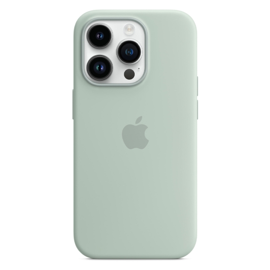Чохол Apple Silicone Case with MagSafe for iPhone 14 Pro Succulent - ціна, характеристики, відгуки, розстрочка, фото 3