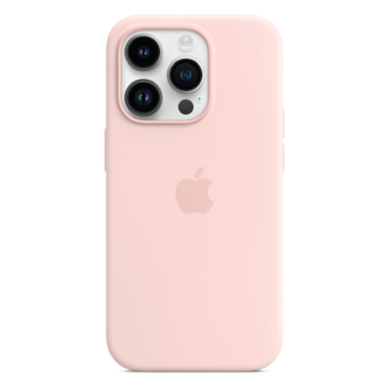 Чехол Apple Silicone Case with MagSafe for iPhone 14 Pro Chalk Pink - цена, характеристики, отзывы, рассрочка, фото 2