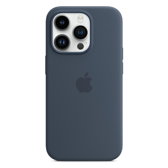 Чохол Apple Silicone Case with MagSafe for iPhone 14 Pro Storm Blue - ціна, характеристики, відгуки, розстрочка, фото 2