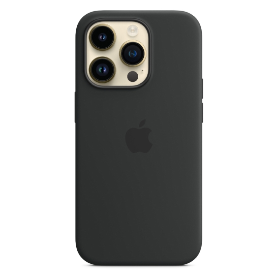 Чохол Apple Silicone Case with MagSafe for iPhone 14 Pro Midnight - ціна, характеристики, відгуки, розстрочка, фото 3