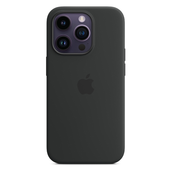 Чехол Apple Silicone Case with MagSafe for iPhone 14 Pro Midnight - цена, характеристики, отзывы, рассрочка, фото 4