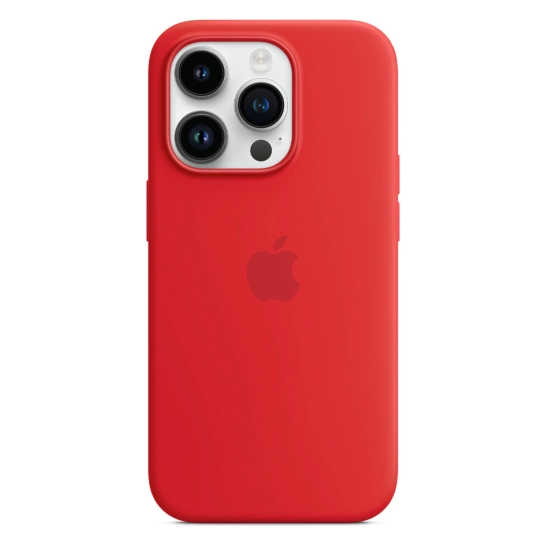 Чехол Apple Silicone Case with MagSafe for iPhone 14 Pro (PRODUCT)RED