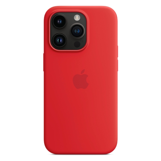 Чехол Apple Silicone Case with MagSafe for iPhone 14 Pro (PRODUCT)RED - цена, характеристики, отзывы, рассрочка, фото 2