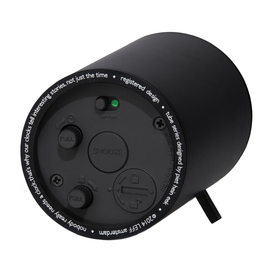 Годинник настільний LEFF Tube Alarm Clock Black - ціна, характеристики, відгуки, розстрочка, фото 3