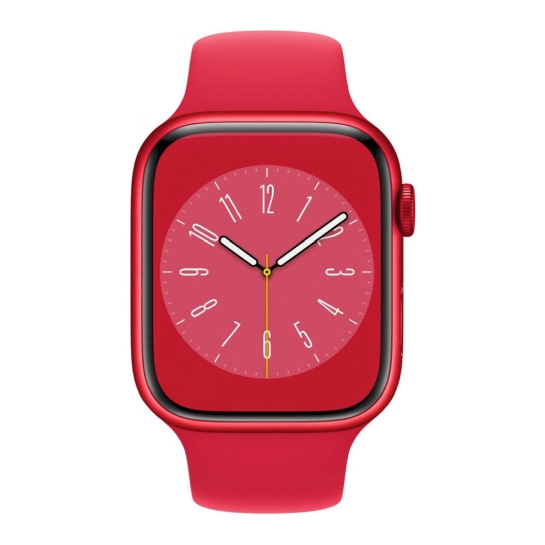 Apple Watch 8 45mm (PRODUCT)RED Aluminum Case with (PRODUCT)RED Sport Band - ціна, характеристики, відгуки, розстрочка, фото 2