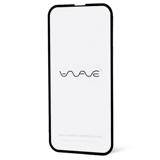 Скло Wave Full 2.5D Dust Proof для iPhone 14 Pro Max Front Black - ціна, характеристики, відгуки, розстрочка, фото 1