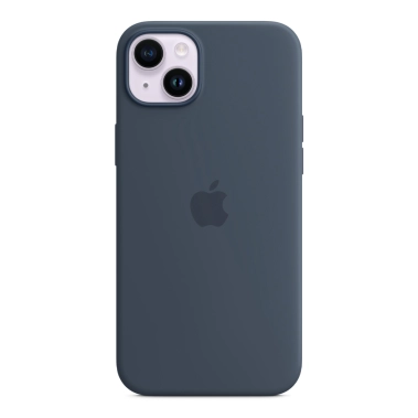 Чохол Apple Silicone Case with MagSafe for iPhone 14 Plus Storm Blue - цена, характеристики, отзывы, рассрочка, фото 1