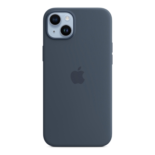 Чохол Apple Silicone Case with MagSafe for iPhone 14 Plus Storm Blue - ціна, характеристики, відгуки, розстрочка, фото 2