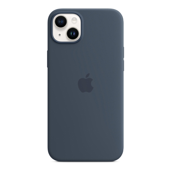 Чохол Apple Silicone Case with MagSafe for iPhone 14 Plus Storm Blue - ціна, характеристики, відгуки, розстрочка, фото 4
