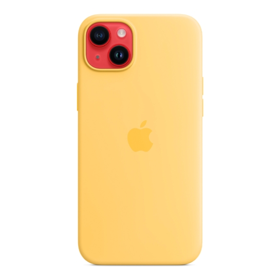 Чохол Apple Silicone Case with MagSafe for iPhone 14 Plus Sunglow - цена, характеристики, отзывы, рассрочка, фото 1
