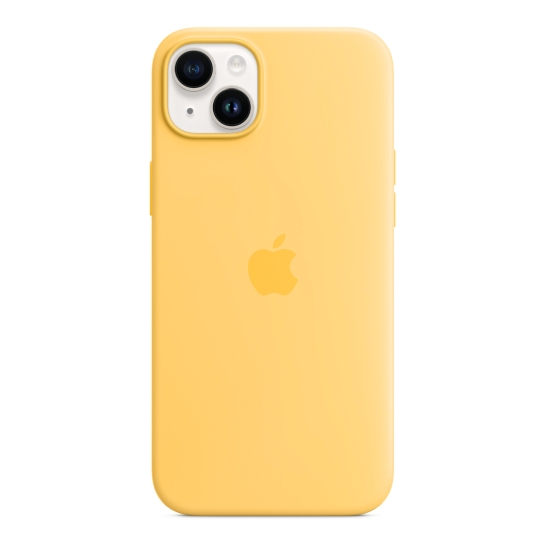Чохол Apple Silicone Case with MagSafe for iPhone 14 Plus Sunglow - ціна, характеристики, відгуки, розстрочка, фото 2