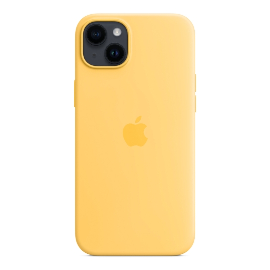 Чехол Apple Silicone Case with MagSafe for iPhone 14 Plus Sunglow - цена, характеристики, отзывы, рассрочка, фото 3