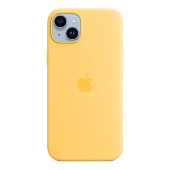 Чохол Apple Silicone Case with MagSafe for iPhone 14 Plus Sunglow - ціна, характеристики, відгуки, розстрочка, фото 5