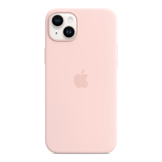 Чохол Apple Silicone Case with MagSafe for iPhone 14 Plus Chalk Pink - ціна, характеристики, відгуки, розстрочка, фото 1