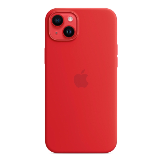 Чехол Apple Silicone Case with MagSafe for iPhone 14 Plus (PRODUCT)RED - цена, характеристики, отзывы, рассрочка, фото 2