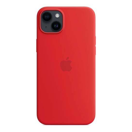 Чехол Apple Silicone Case with MagSafe for iPhone 14 Plus (PRODUCT)RED - цена, характеристики, отзывы, рассрочка, фото 3