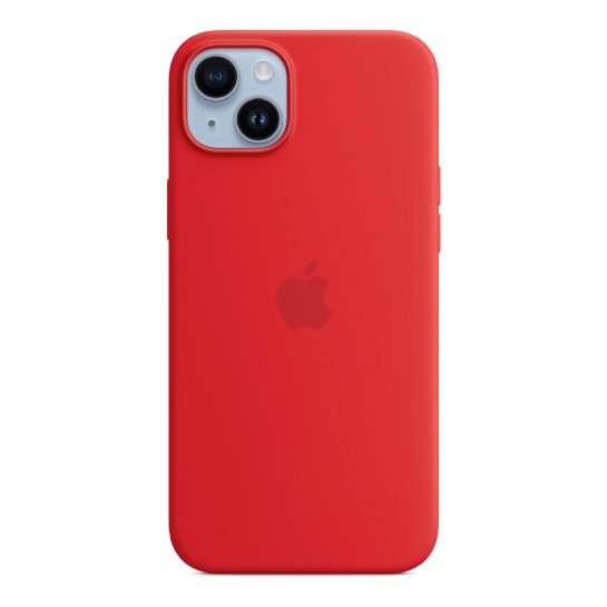 Чехол Apple Silicone Case with MagSafe for iPhone 14 Plus (PRODUCT)RED - цена, характеристики, отзывы, рассрочка, фото 5